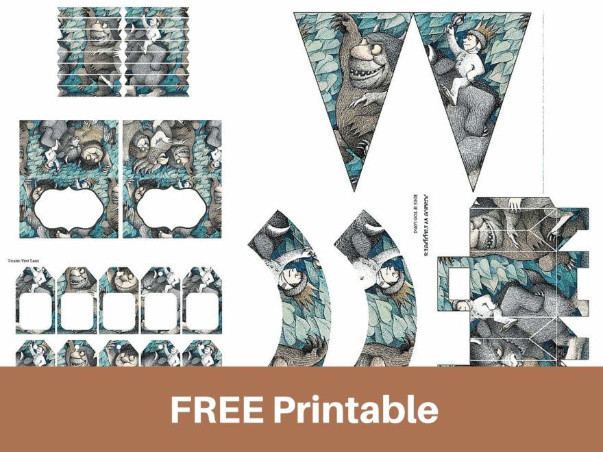 FREE Printable Where The Wild Things Are Magical Printable