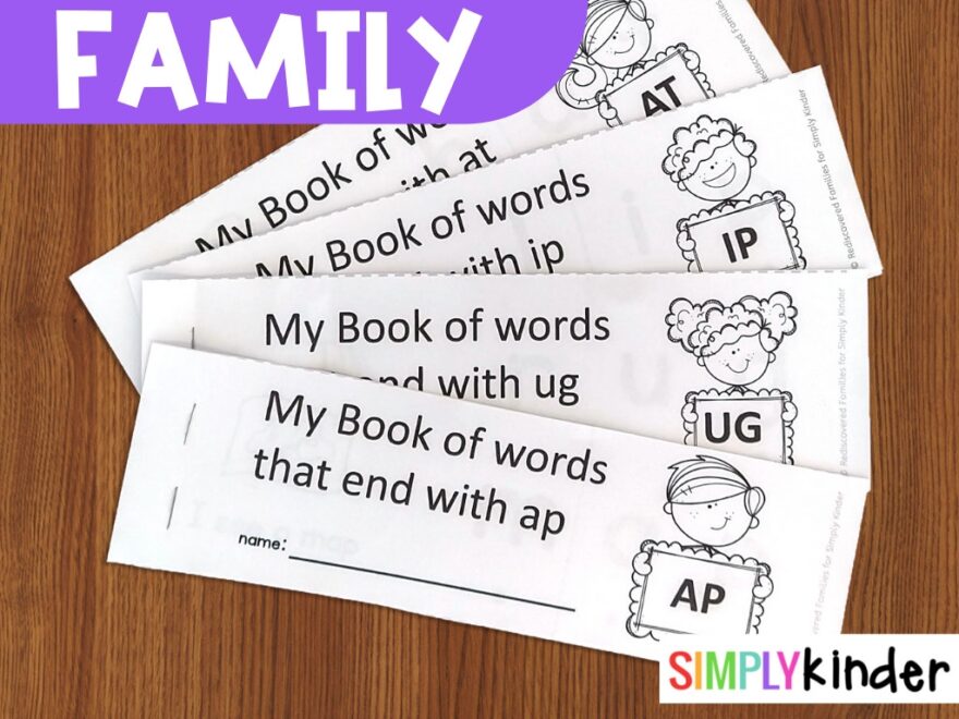 Free Printable Word Family Book Early Readers Will Love Simply Kinder