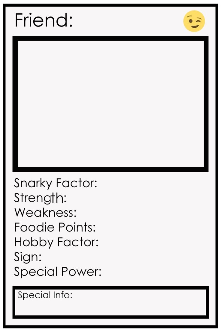 Free Trading Card Template Download Trading Card Template Card Templates Free Baseball Card Template