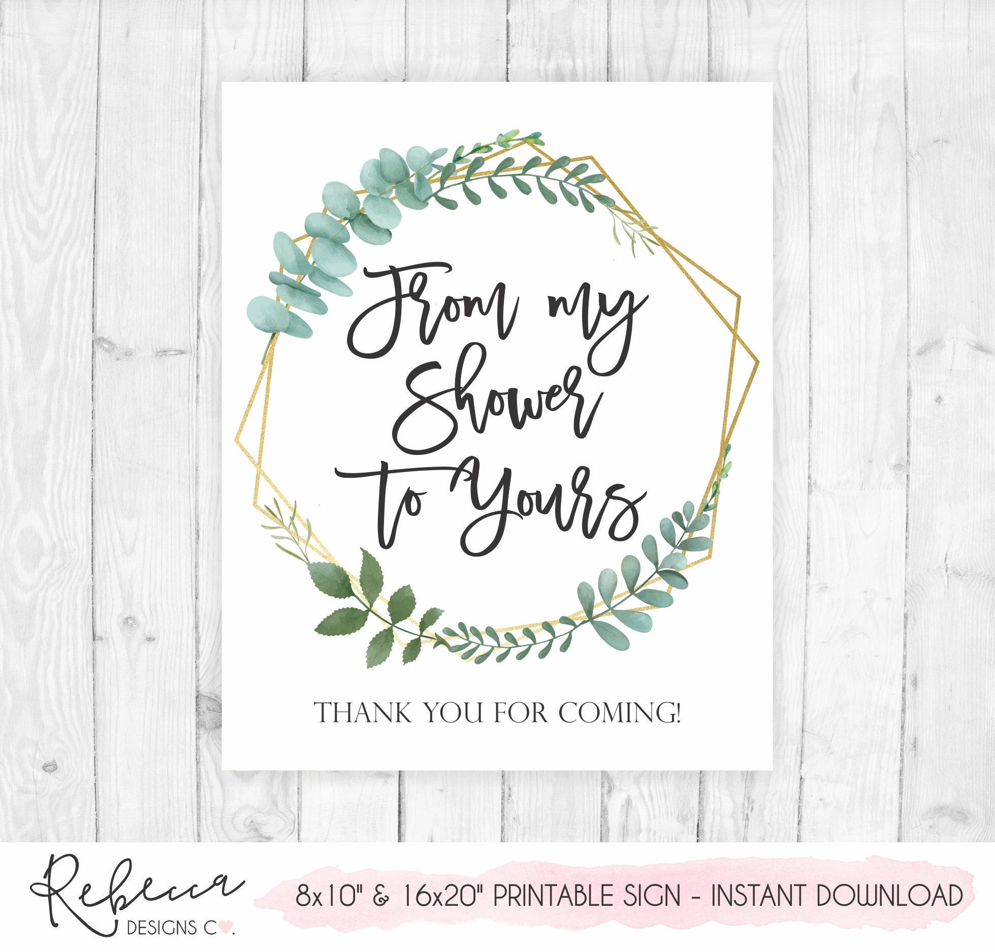 From My Shower To Yours Sign Printable Bath Bomb Favors Sign Bridal Shower Sign Baby Shower Sign Bath Favors Body Wash Greenery Sign 323 Etsy
