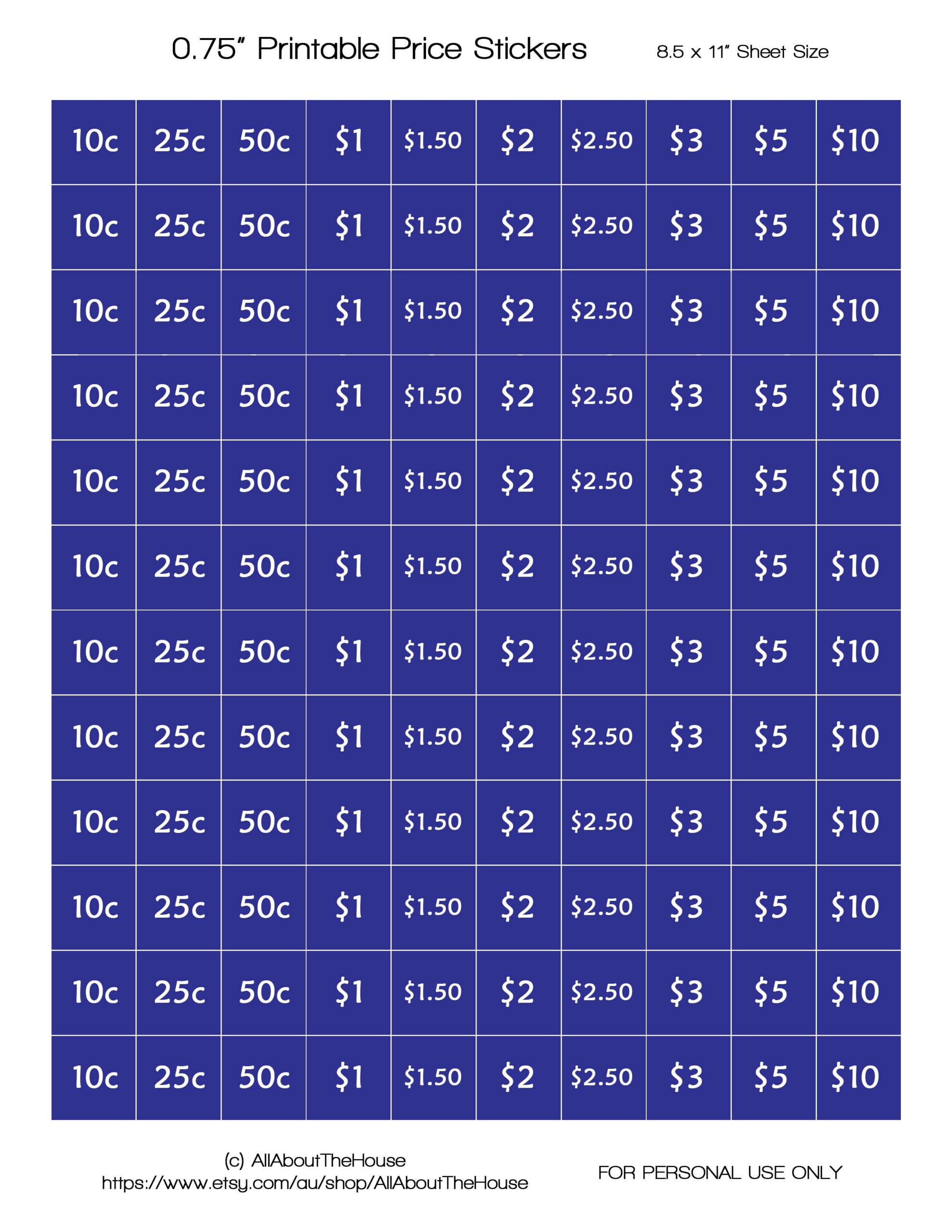 Garage Sale Planner AllAboutTheHouse Printables
