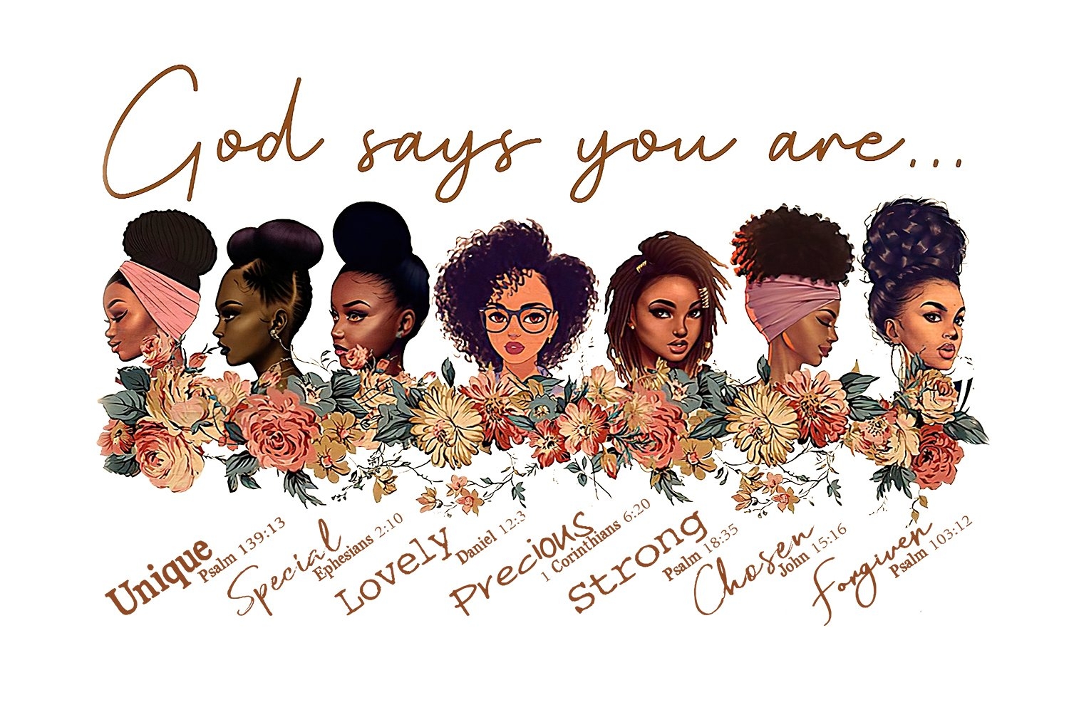 God Says You Are PNG File Sublimation Designs