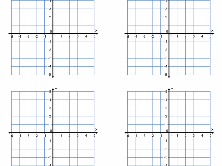 Grid Paper Printable 4 Quadrant Coordinate Graph Paper Templates Free Printables Monograms Design Tools Patterns DIY Projects