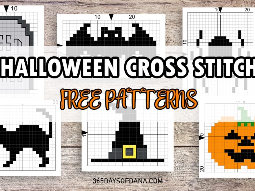 Halloween Cross Stitch Patterns Bundle 365 Days Of Dana