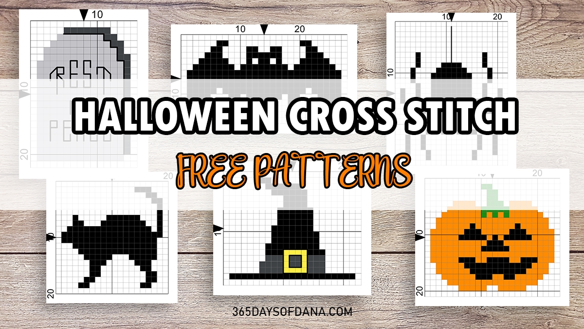 Halloween Cross Stitch Patterns Bundle 365 Days Of Dana