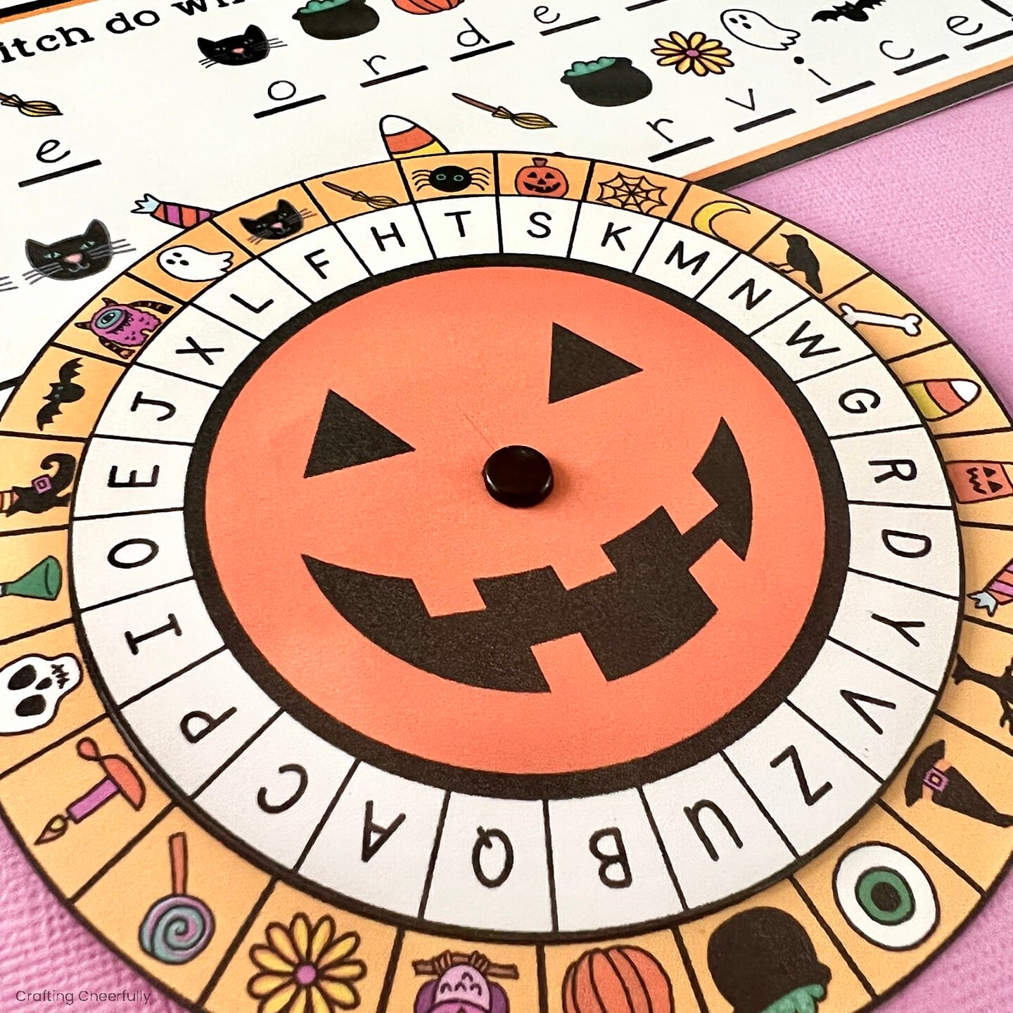Halloween Decoder Wheel Free Printable Crafting Cheerfully