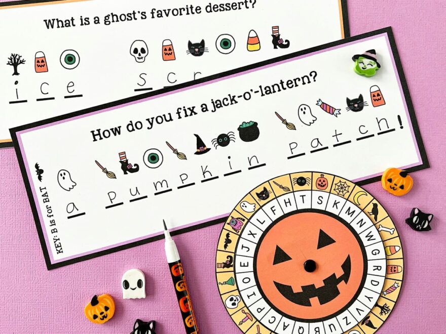 Halloween Decoder Wheel Free Printable Crafting Cheerfully