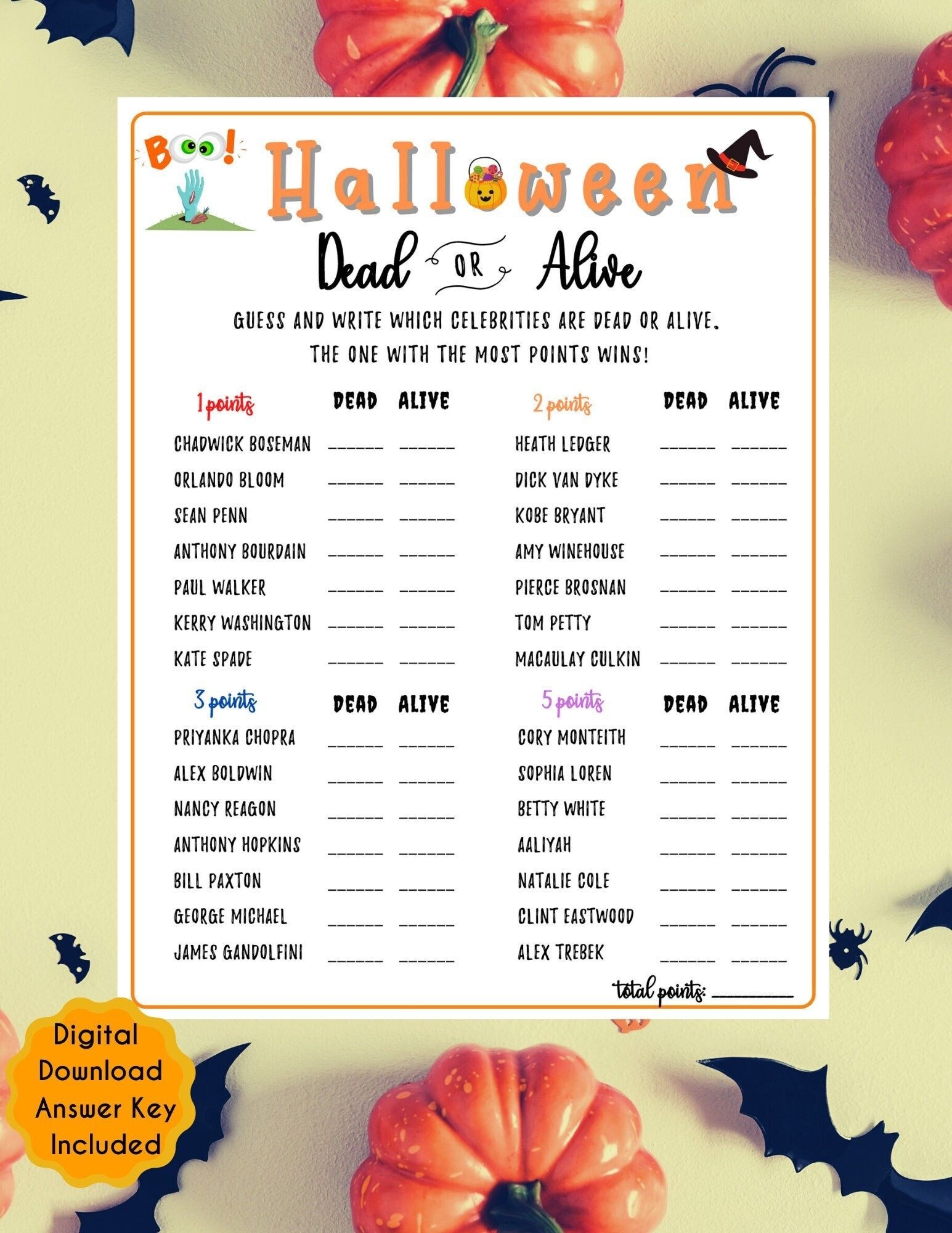 Halloween Party Games Printable Games Bundle Games Halloween Party Family Halloween Games