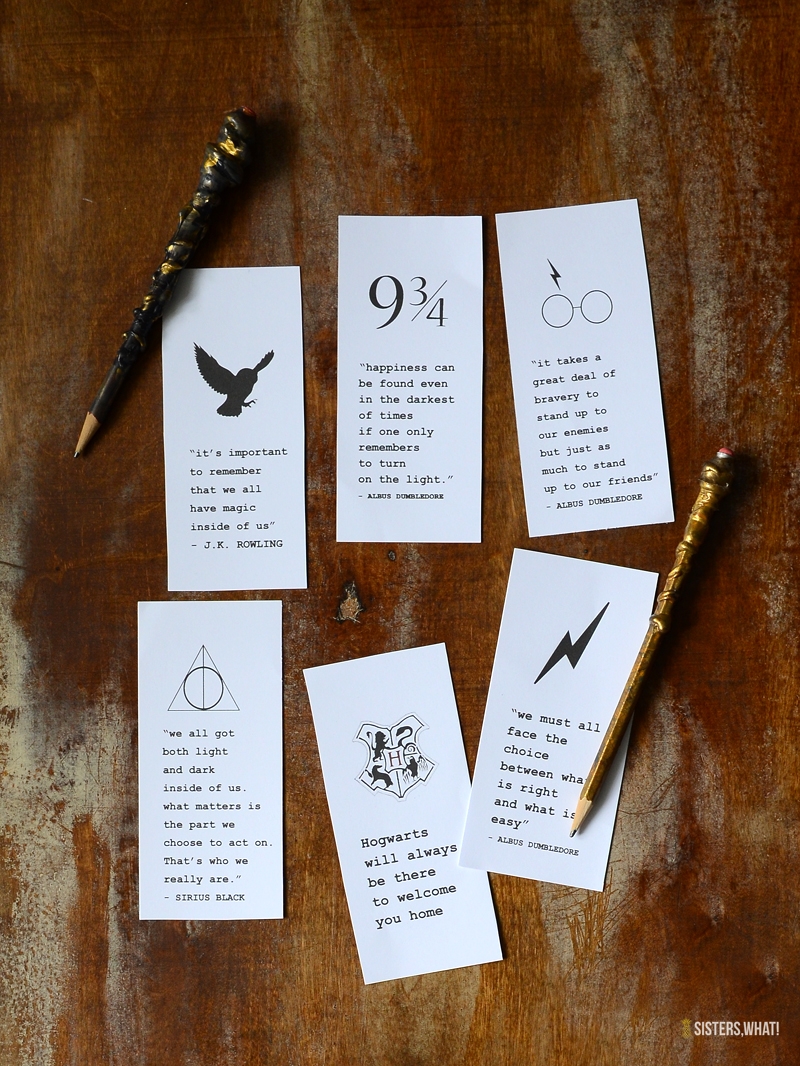 Harry Potter Printable Spells Sisters What 
