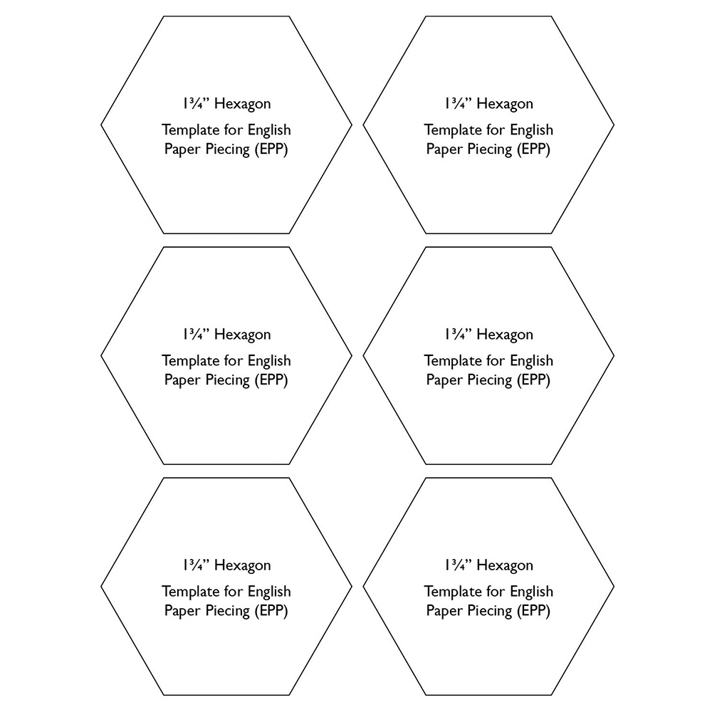 Hexagon Templates For Epp Vintage Sewing Box Worksheets Library
