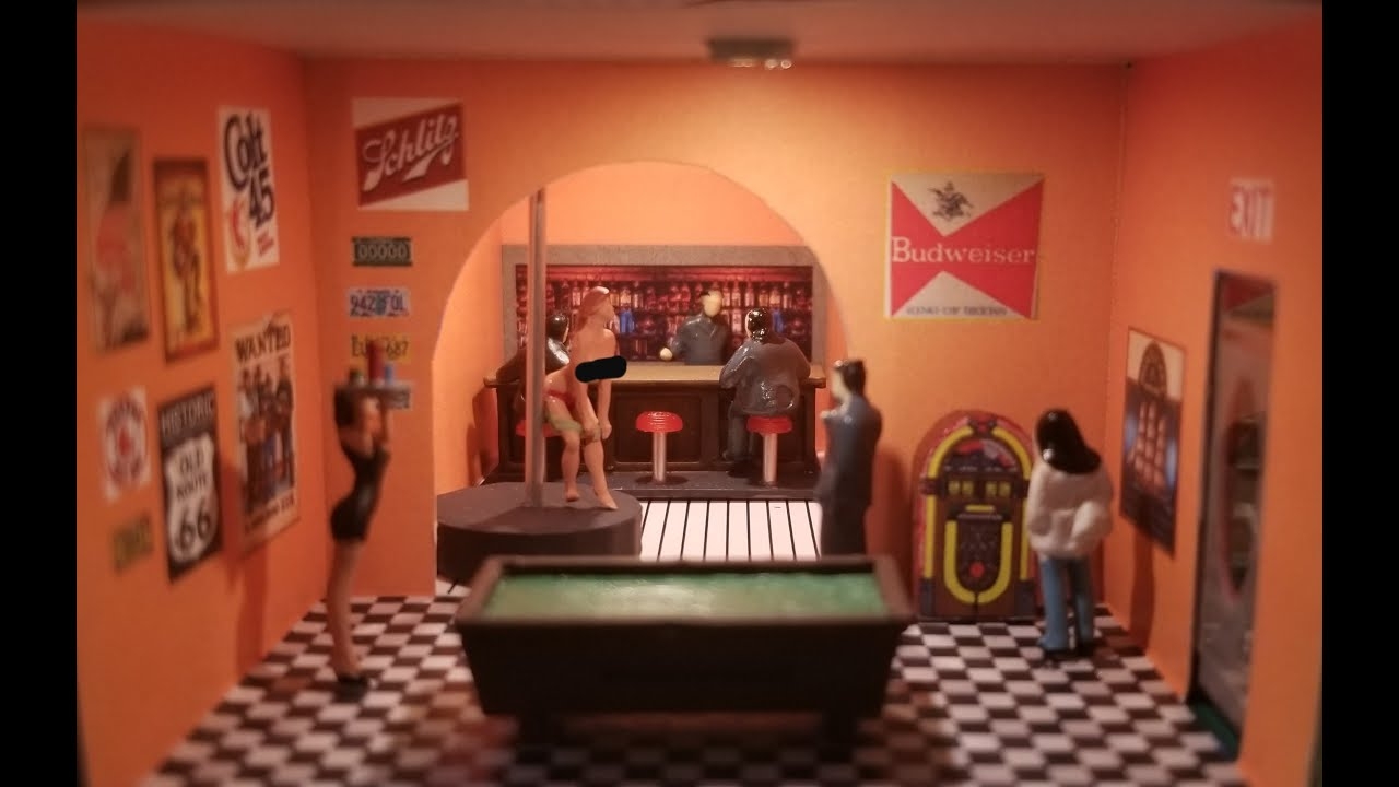 HO Scale Scratch made Interiors With 3D Printed Details LED Lighting YouTube