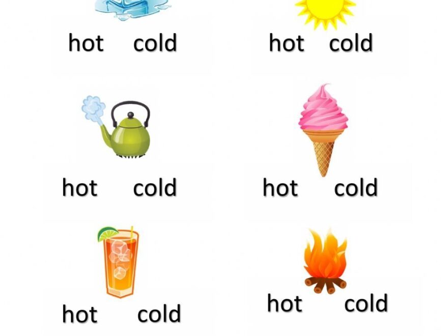 Hot Or Cold Worksheet