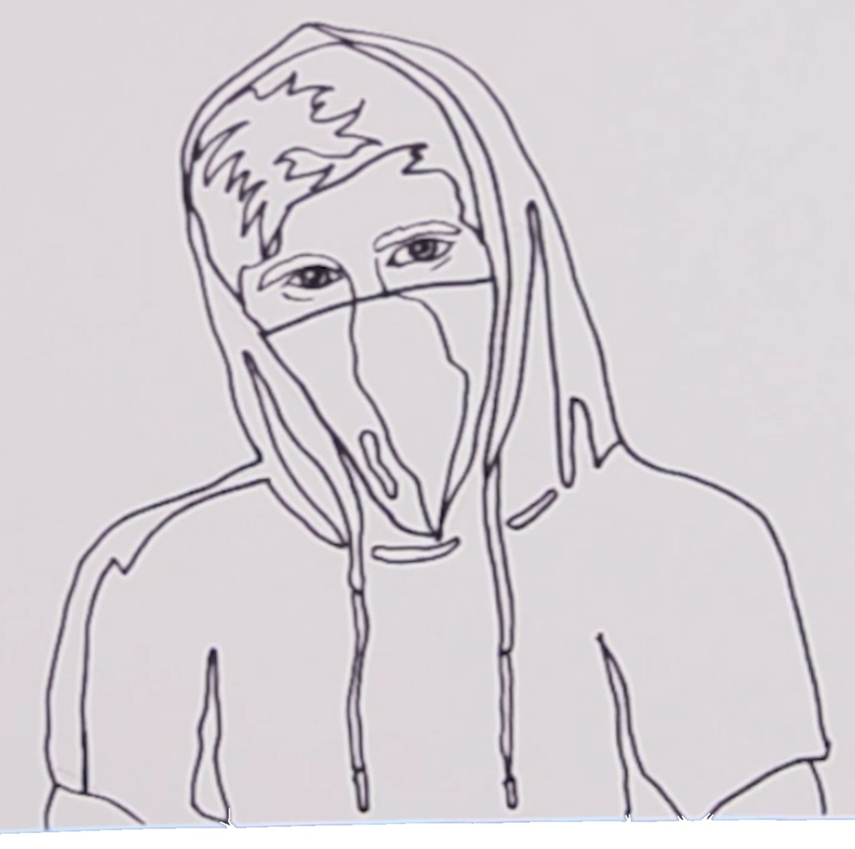 How To Draw Alan Walker
