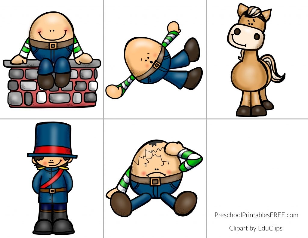 Humpty Dumpty Printables free Free Preschool Printables