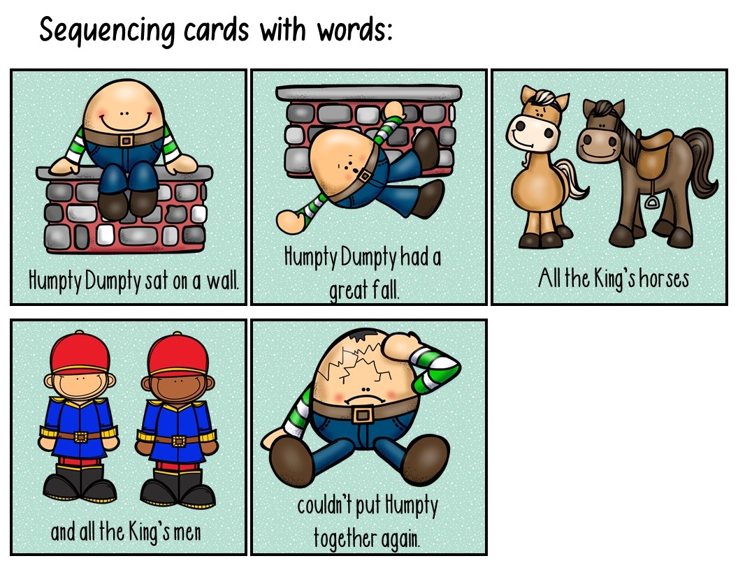 Humpty Dumpty Sequencing Activities Made By Teachers