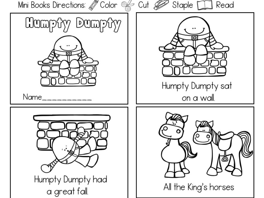 Humpty Dumpty Sequencing Activities Made By Teachers