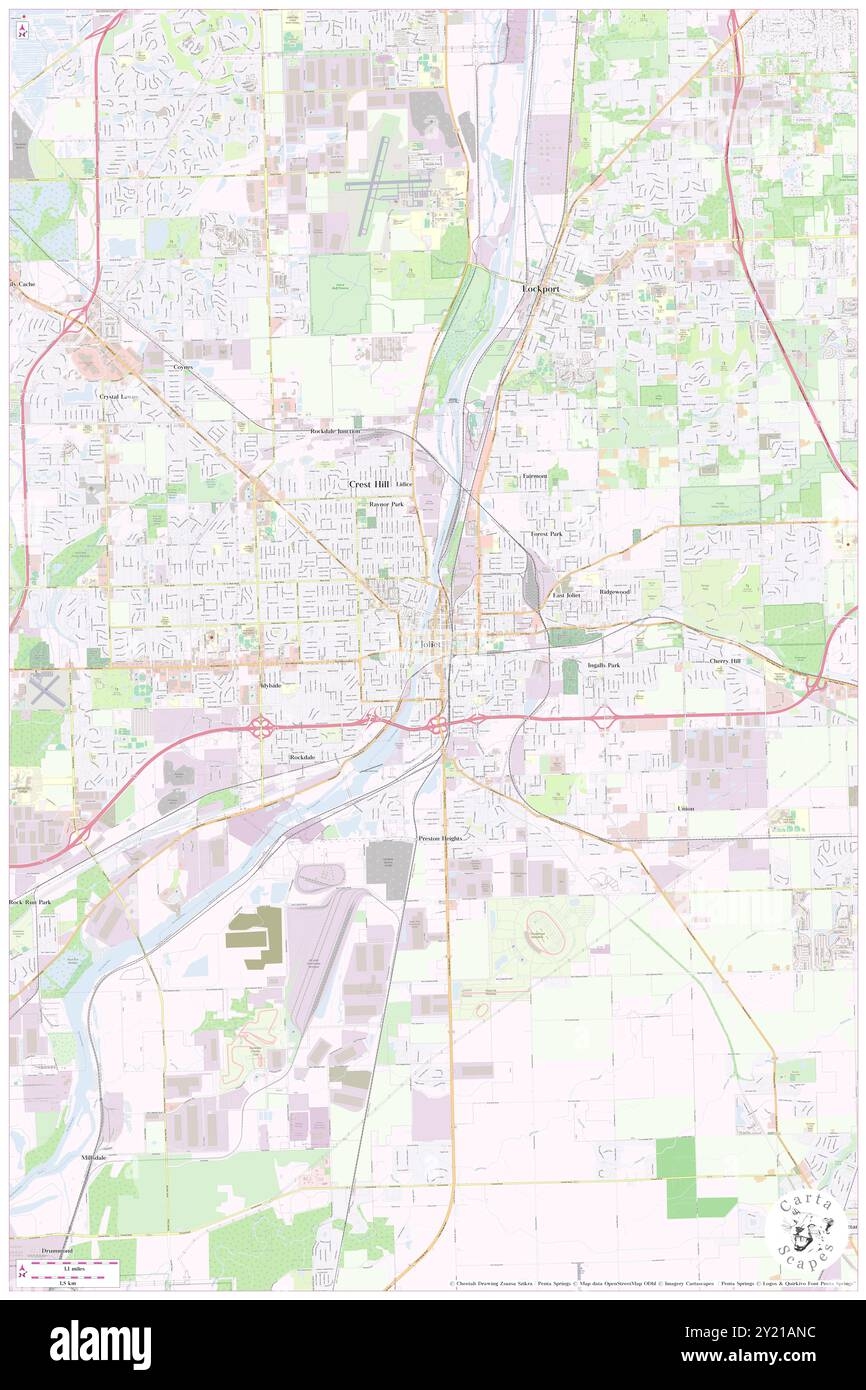 Printable Map Of Will County Il