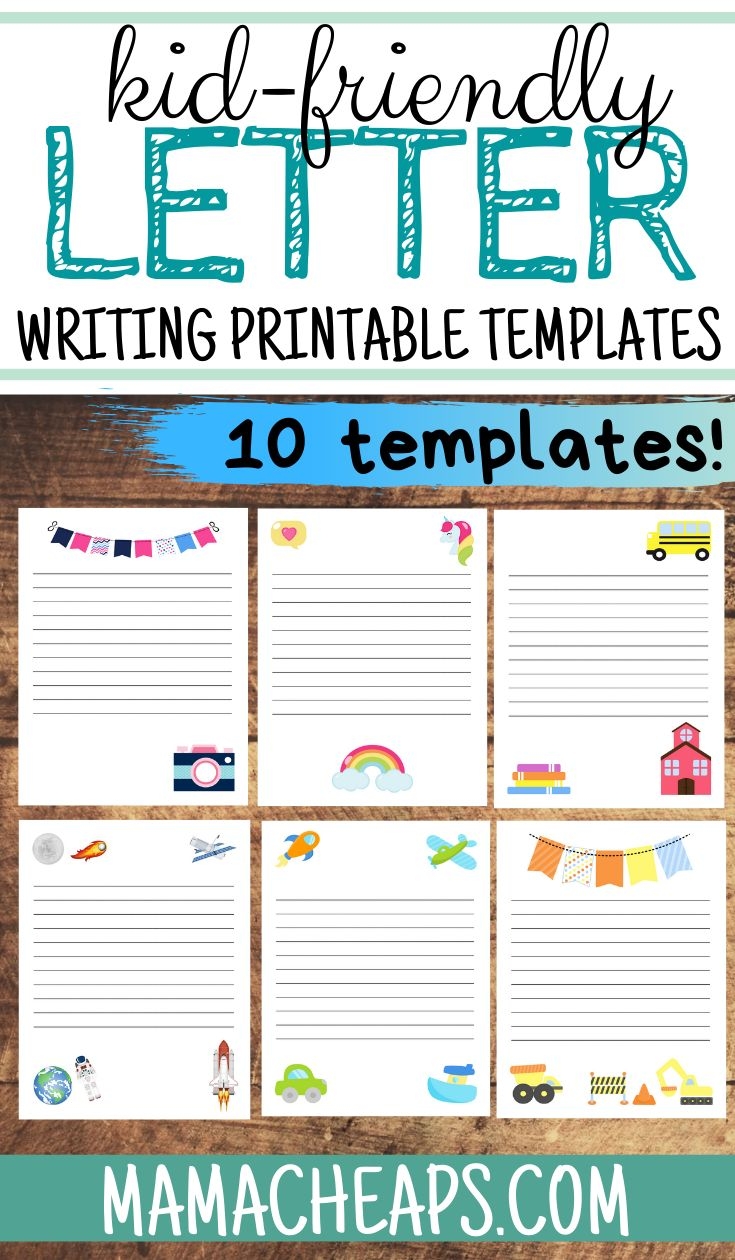Kid Friendly Letter Writing Printable Templates Pack