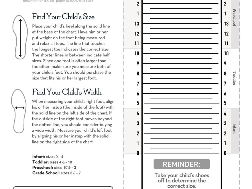 Kids Foot Sizer Charts Simple Foot Sizer Charts Child Shoe Sizer Charts Toddler Shoe Sizer Foot Shoe Size Determiner instant Download Etsy