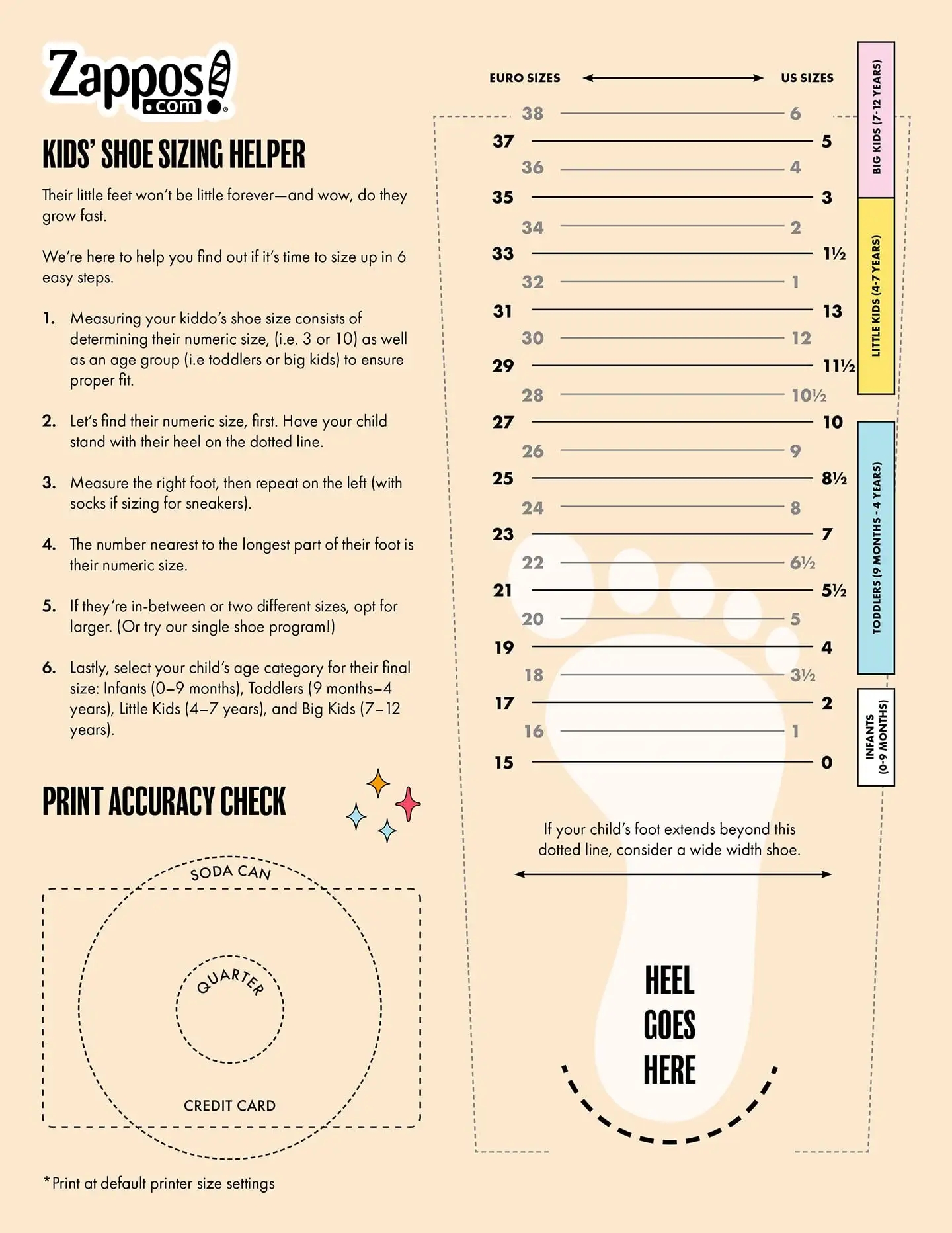 Kids Shoe Size Zappos