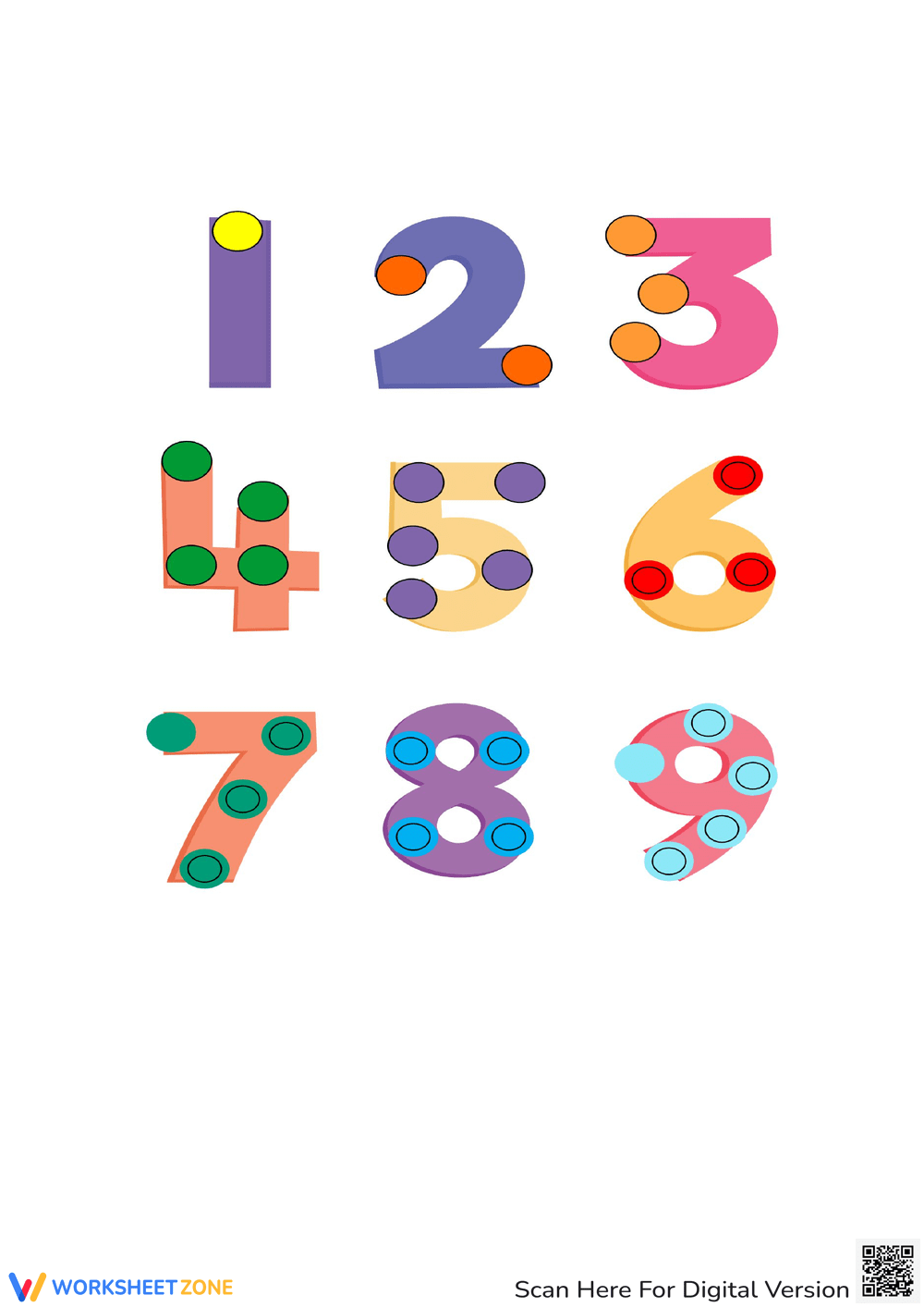 Kindergarten Touch Math Worksheets 2025