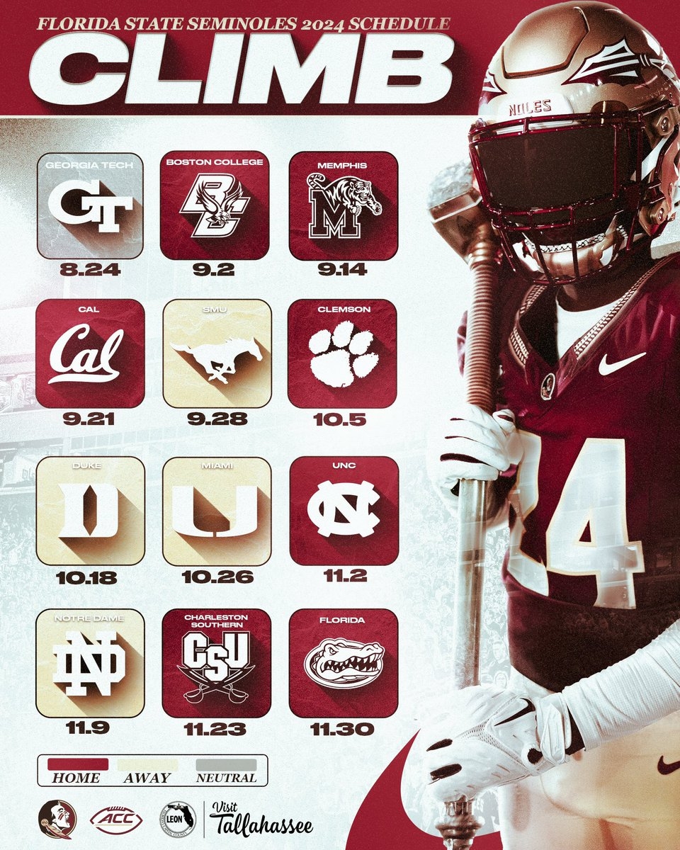Fsu Football Schedule 2025 Printable