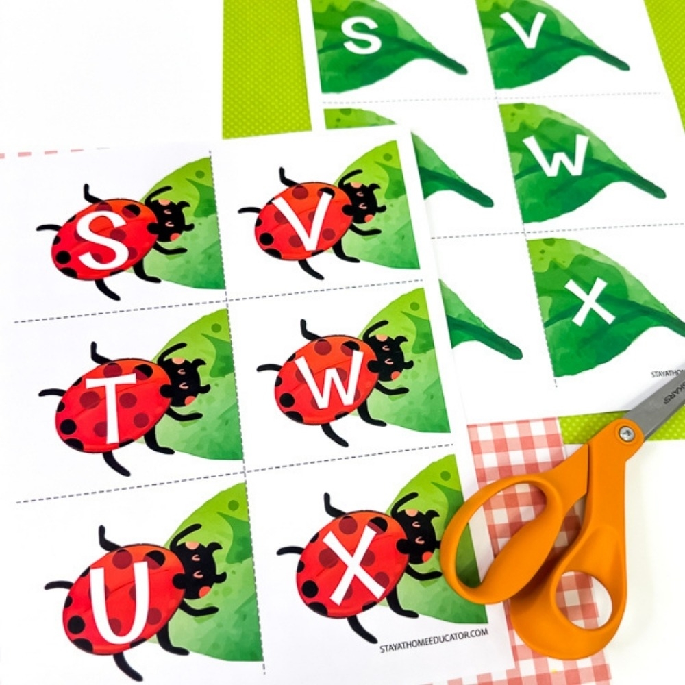 Ladybug Alphabet Matching Printable Stay At Home Educator