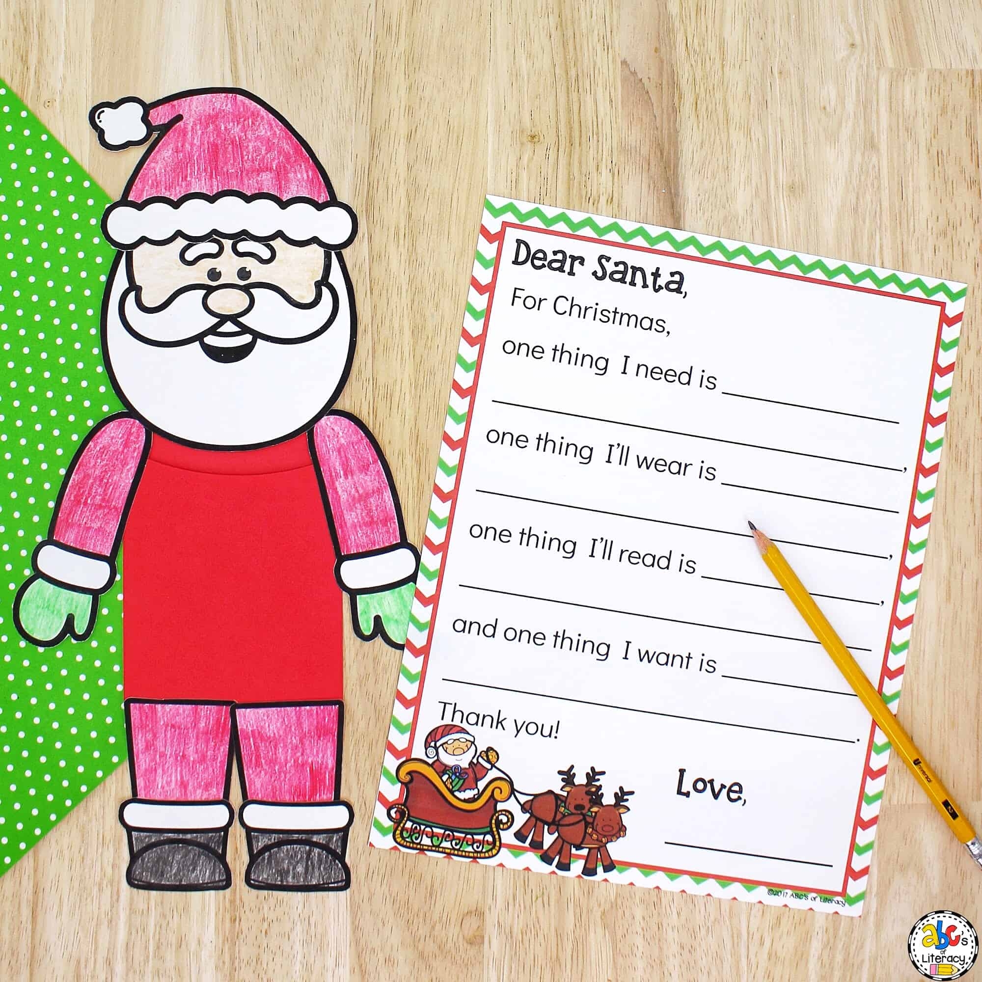 Letter To Santa Claus Printable