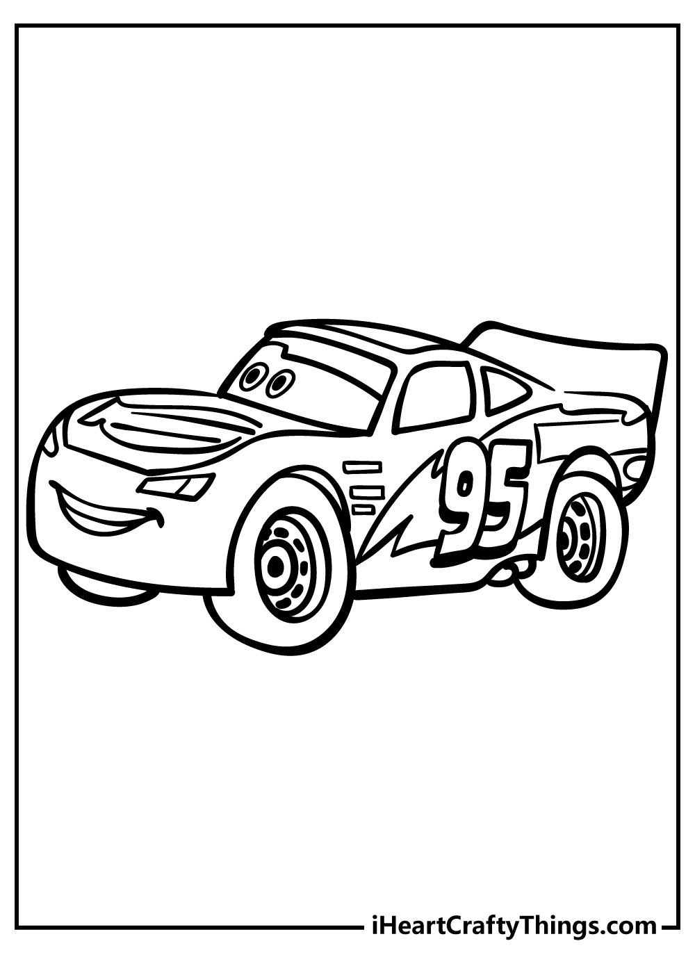 Lightning Mcqueen Coloring Pages Printable