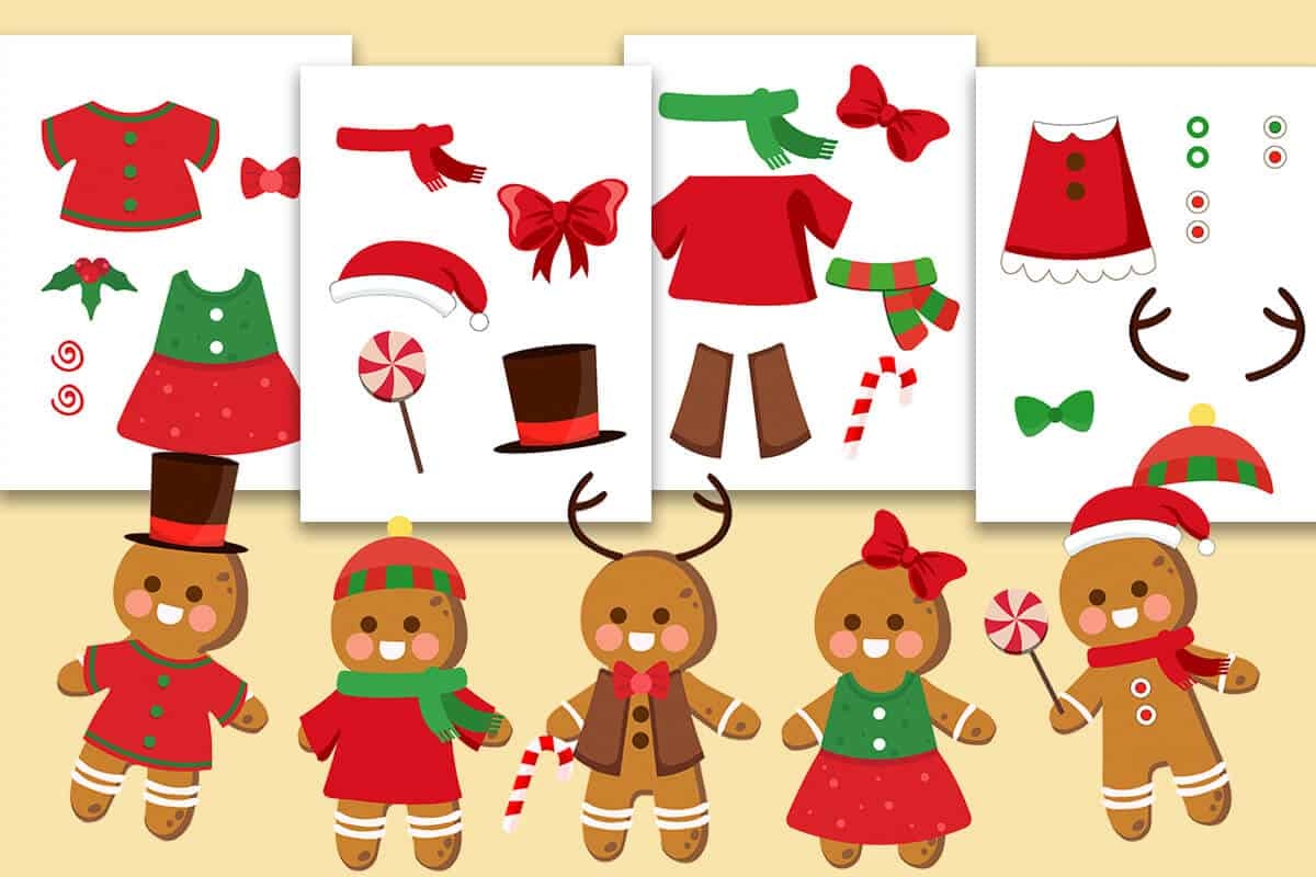 Make A Gingerbread Kid Craft Mrs Merry