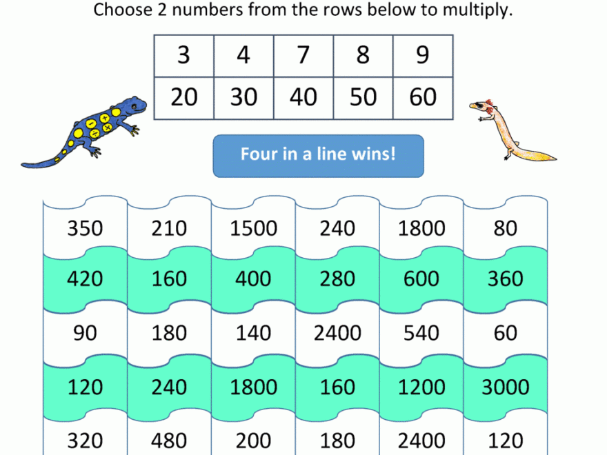 Math Games 4th Grade