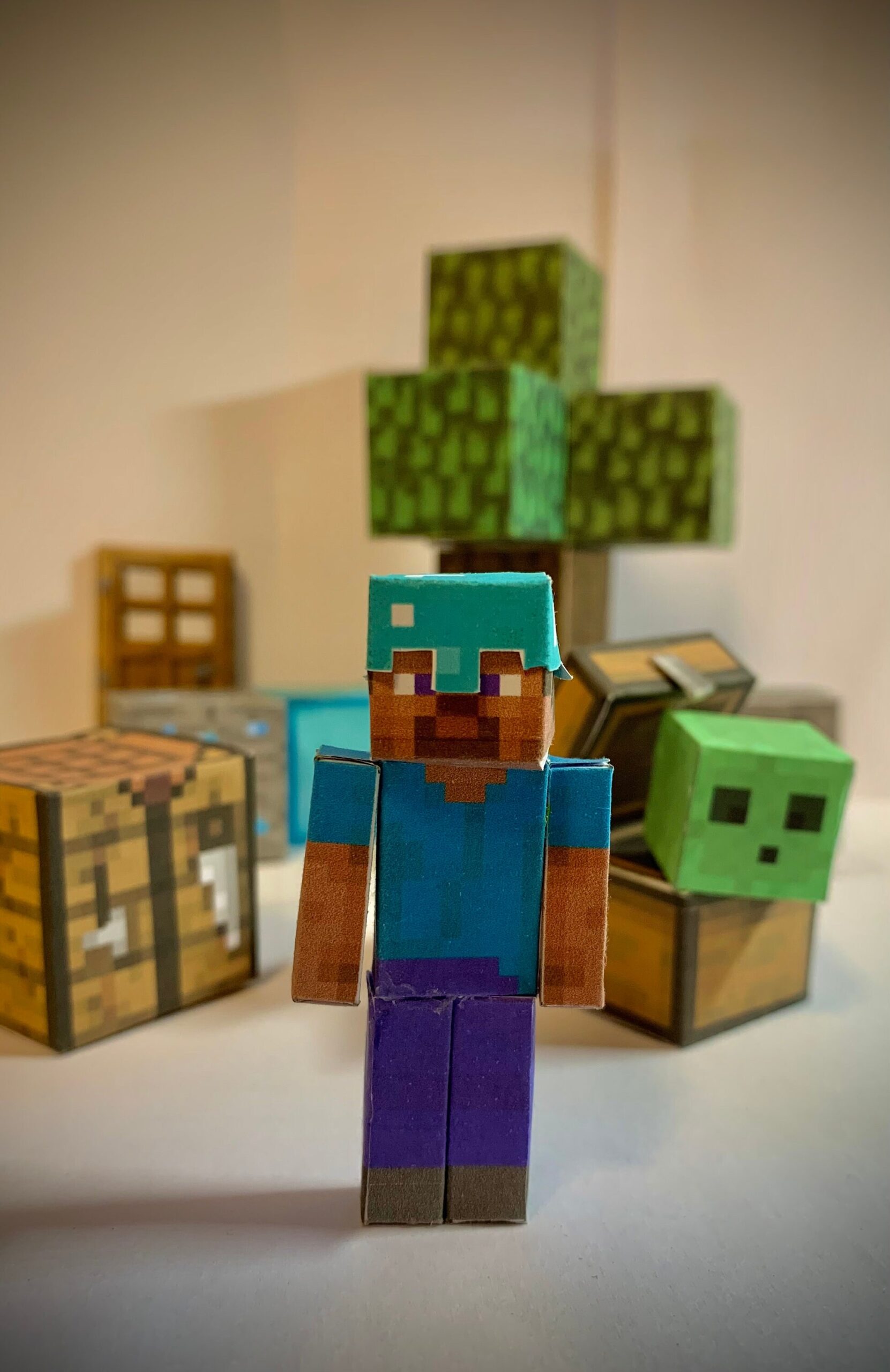 Minecraft Printable Paper Block Minecraft Blocks Papier Instant Download Etsy