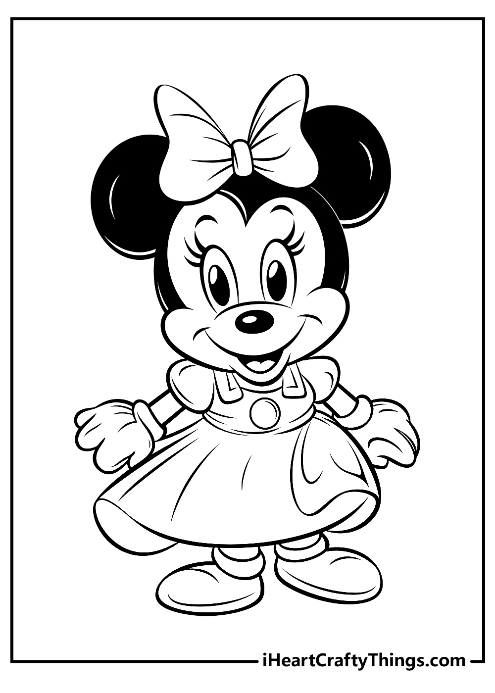 Minnie Mouse Coloring Pages 30 Free Printables 