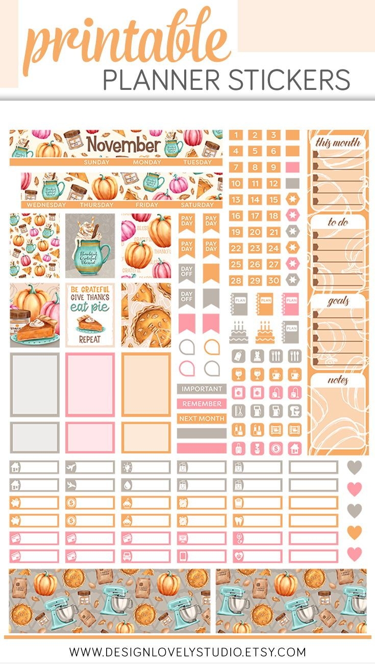 Free Printable Mini Happy Planner Stickers
