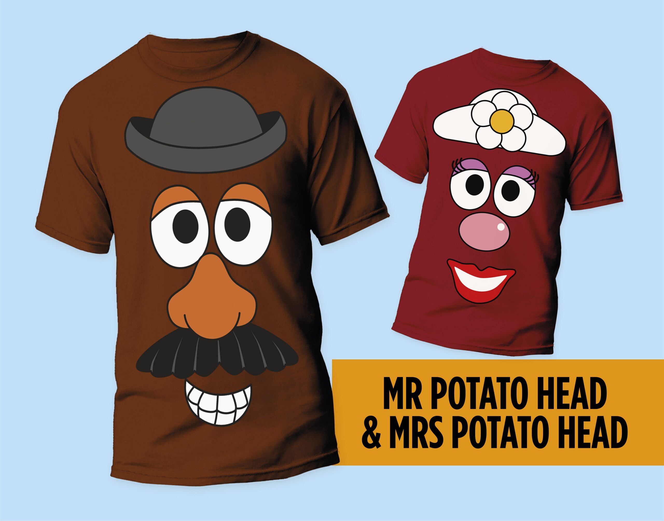 Mr Potato Costume Mrs Potato Head Costume Potato Head SVG PDF Large Size Clipart Toy Story Printable Clipart Digital File Etsy