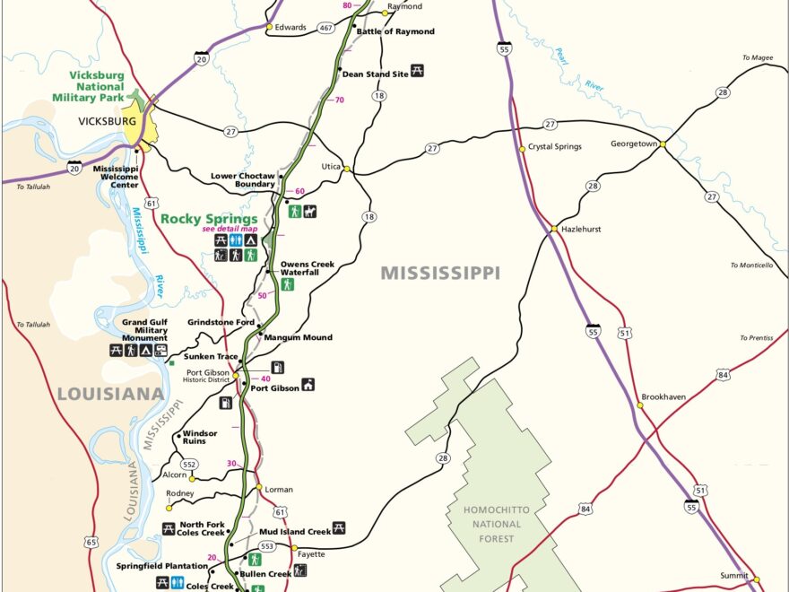 Natchez Trace NPMaps Just Free Maps Period
