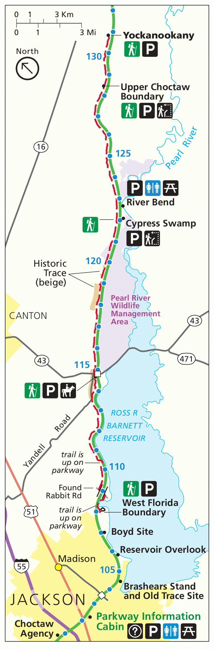 Natchez Trace NPMaps Just Free Maps Period 
