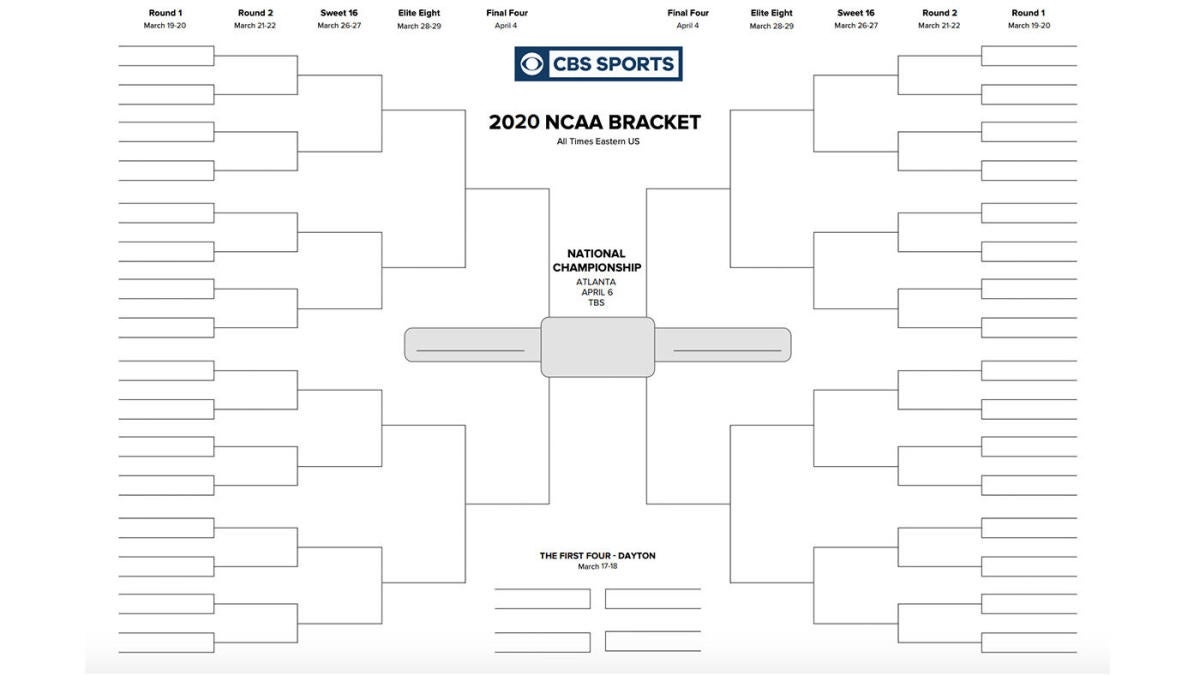Cbs Sports Printable Ncaa Bracket