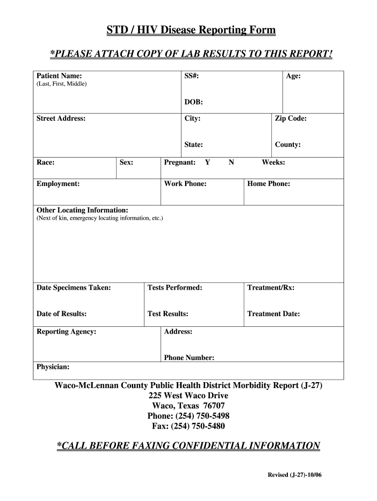 Negative Std Test Results 2023 Fill Out Sign Online DocHub