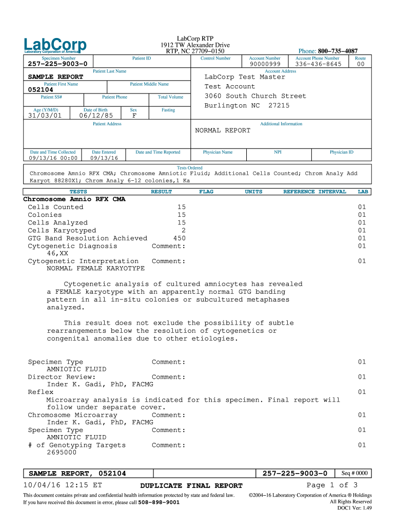 Negative Std Test Results Pdf Fill Out Sign Online DocHub
