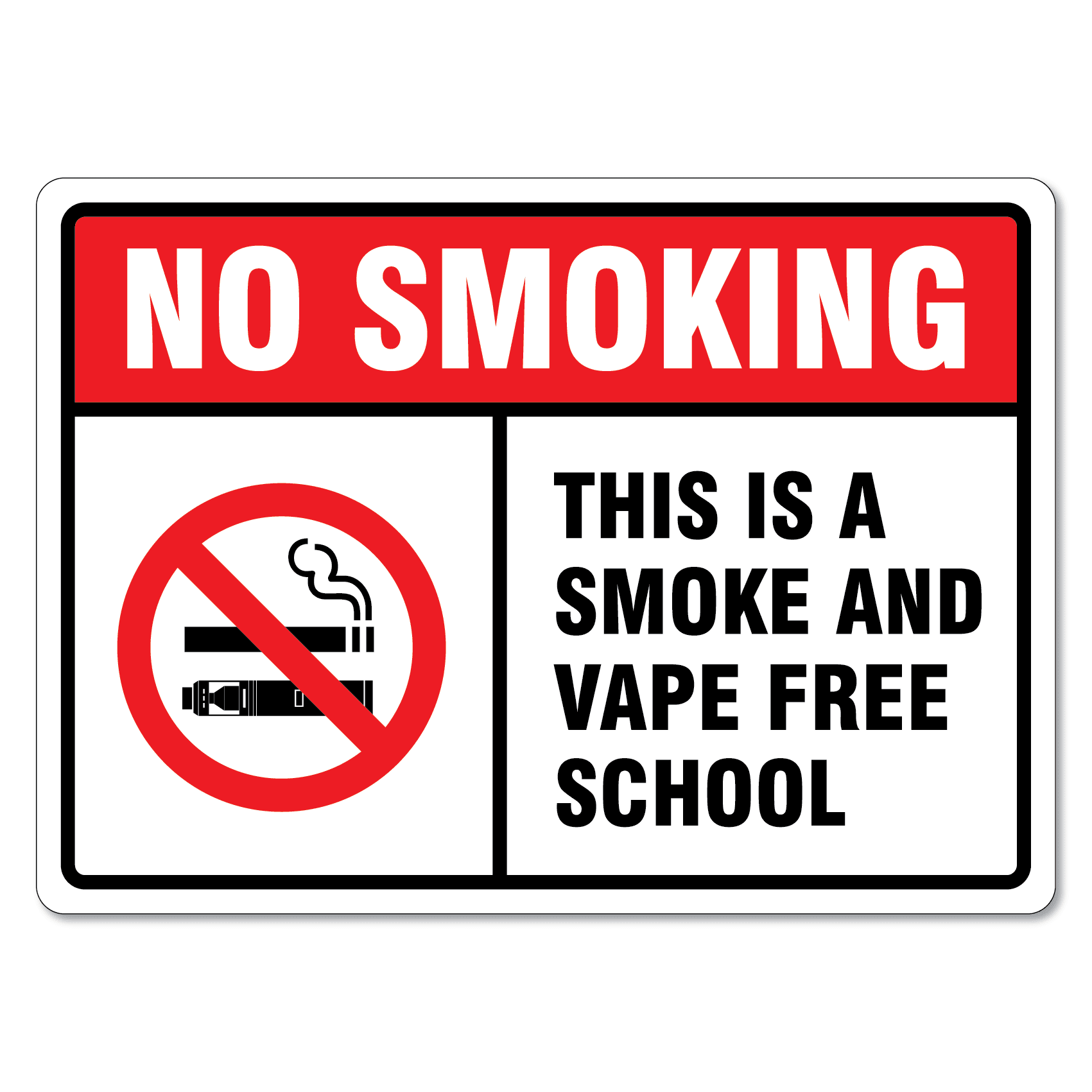 Printable No Smoking On These Premises Signs