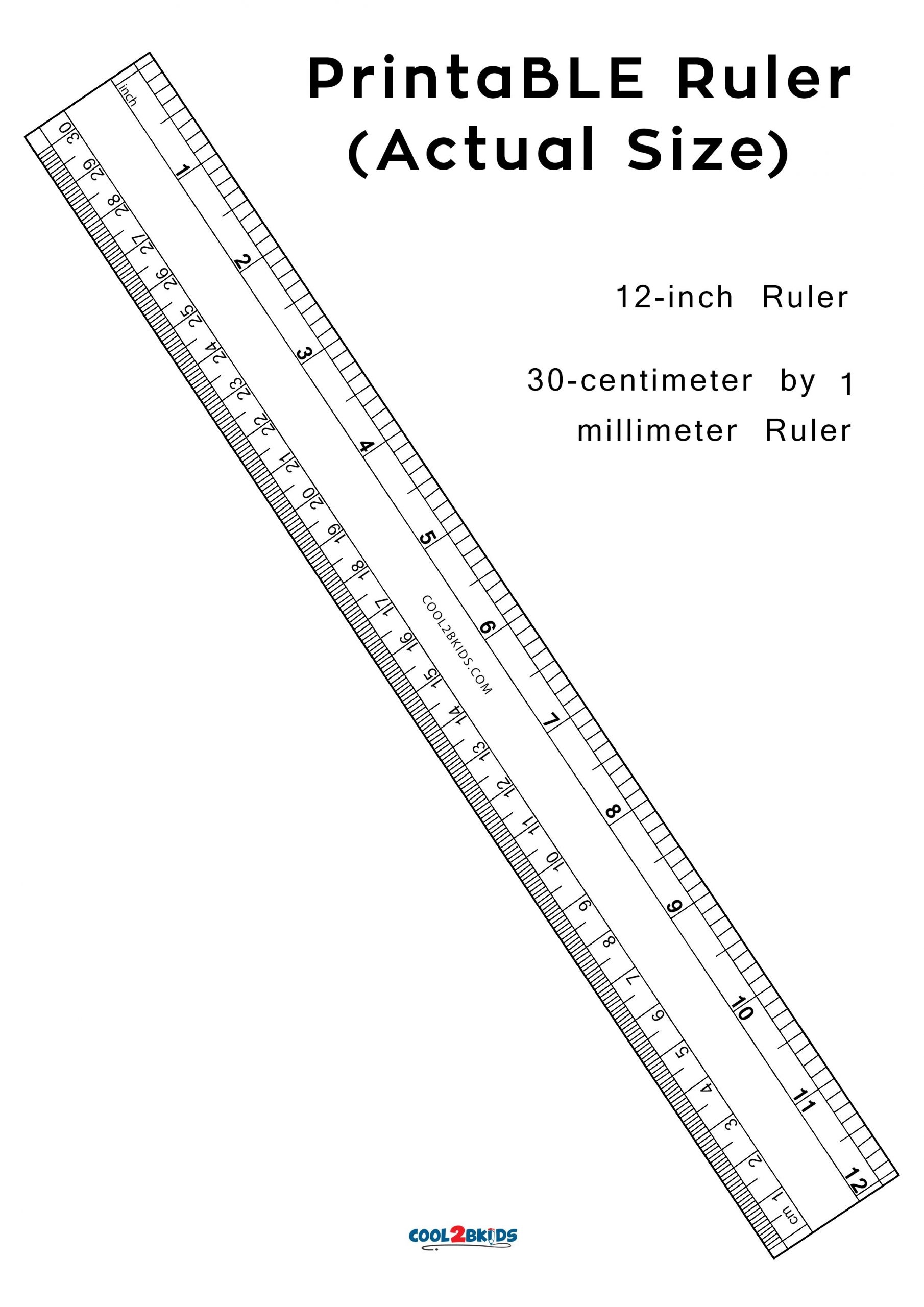 O Scale Ruler