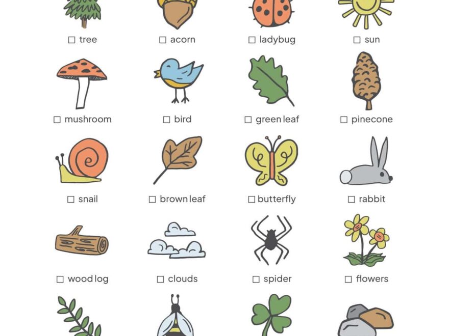 Outdoor Scavenger Hunt Free Printable Childhood Magic