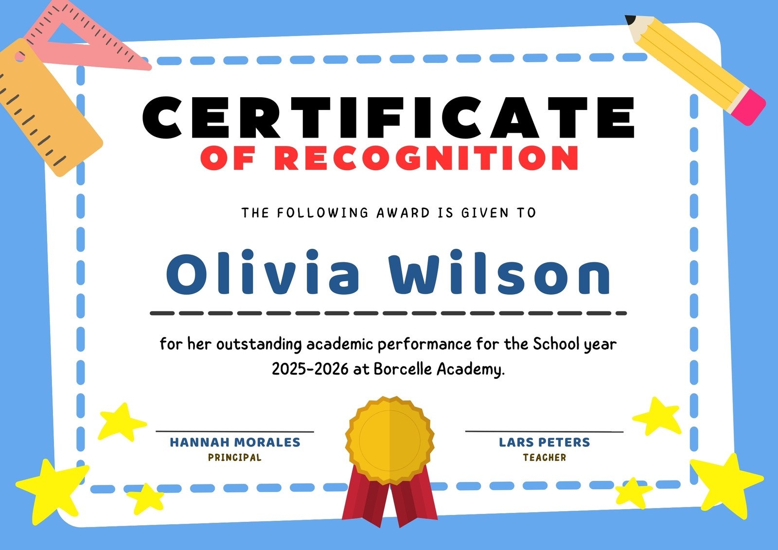Free Printable Award Certificate For Kids