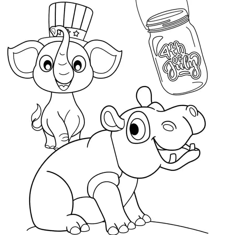 Free Patriotic Coloring Pages Printables