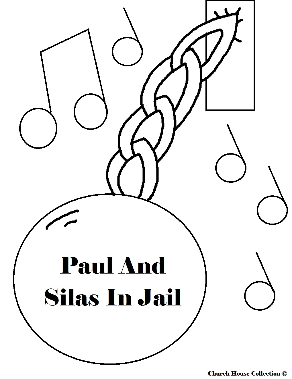 Paul And Silas Coloring Pages