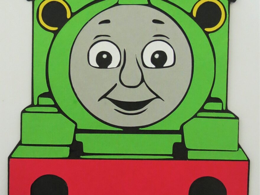 Percy Thomas The Train Inspired Paper Die Cut Paper Scrapbook Embellishment Etsy Canada