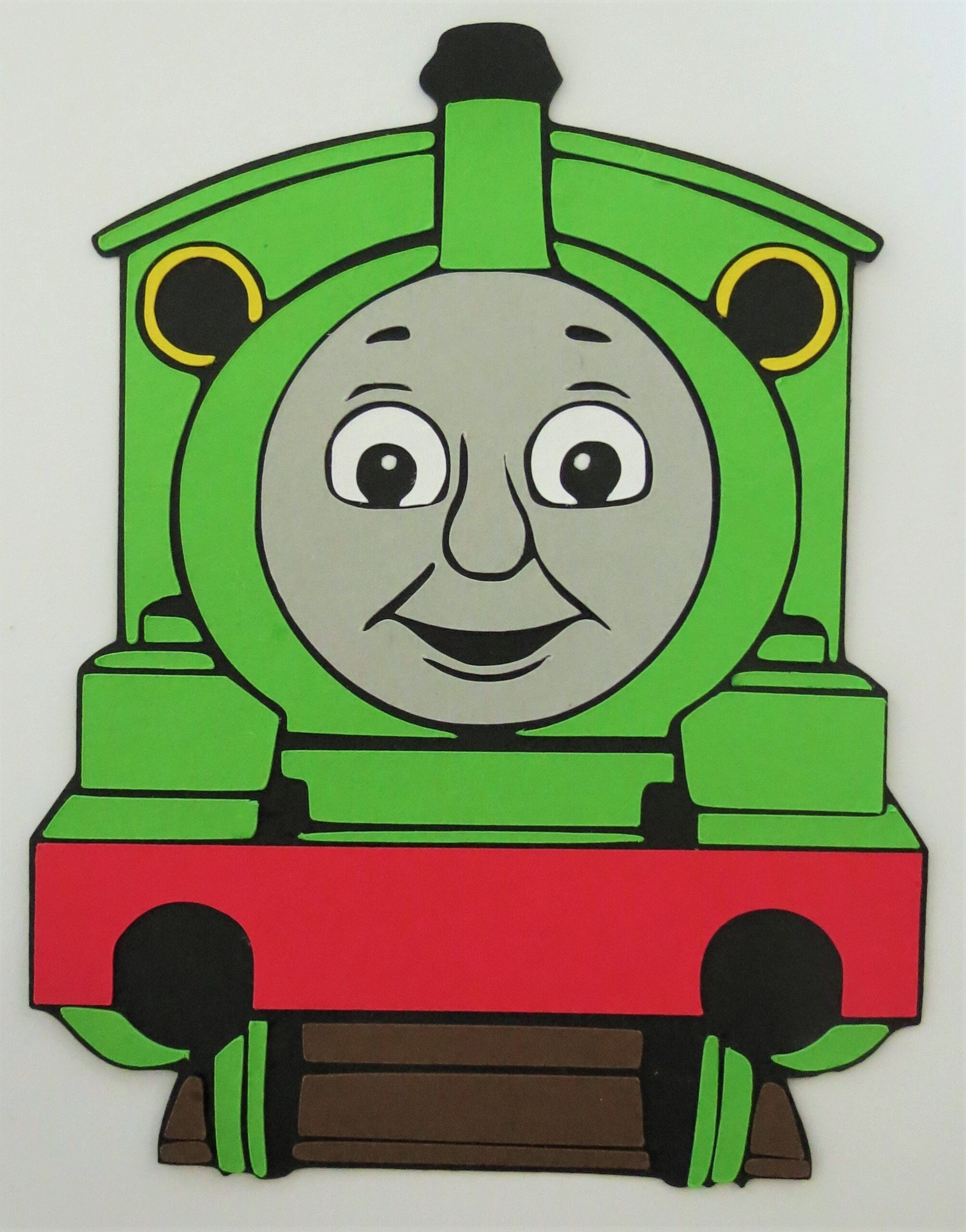 Percy Thomas The Train Inspired Paper Die Cut Paper Scrapbook Embellishment Etsy Canada