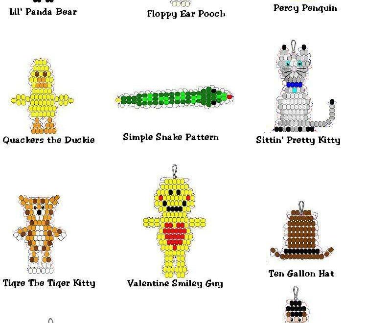 Pony Bead Patterns Free Printable Printable Party Favors