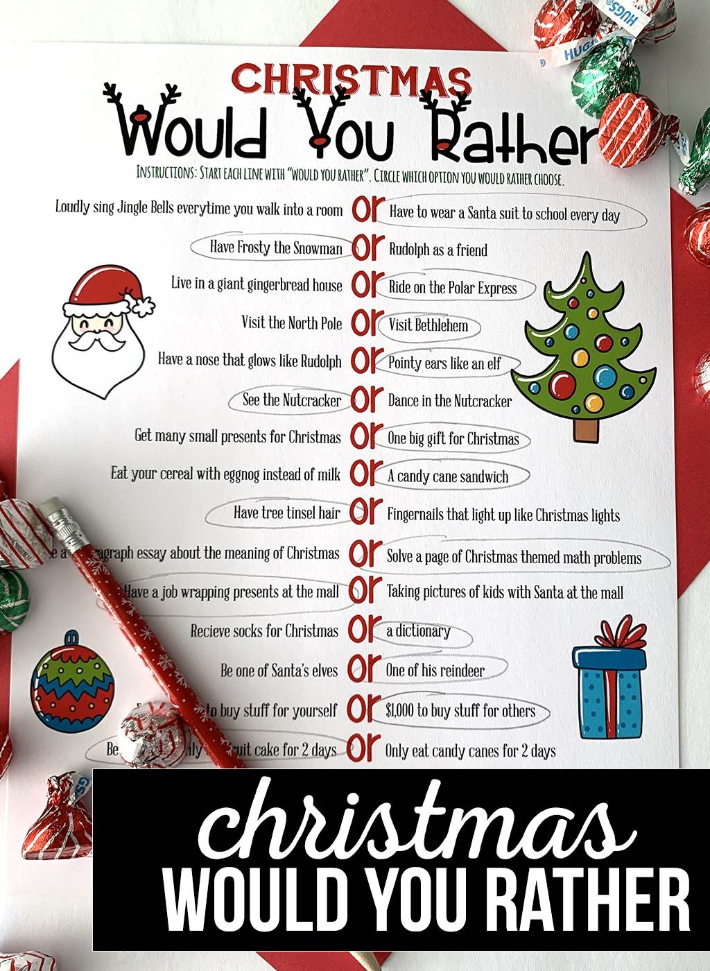 Printable Christmas Games The Crafting Chicks